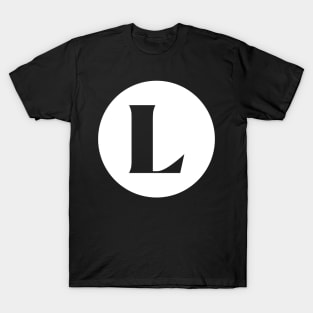 L (Letter Initial Monogram) T-Shirt